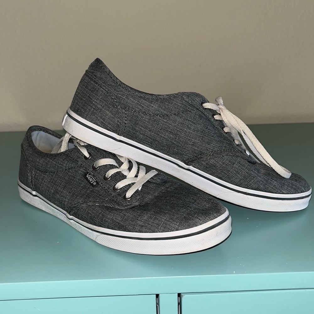 COPY - Women’s Vans, size 8, grey, gently worn.
